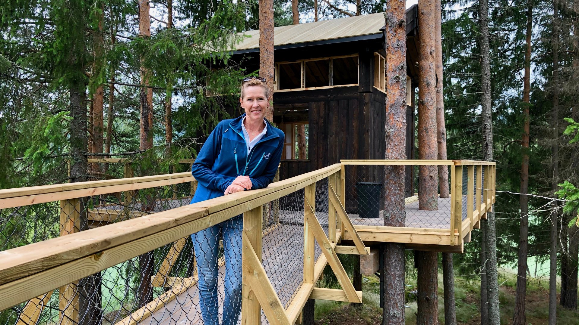 Tretopphytta på Simostranda