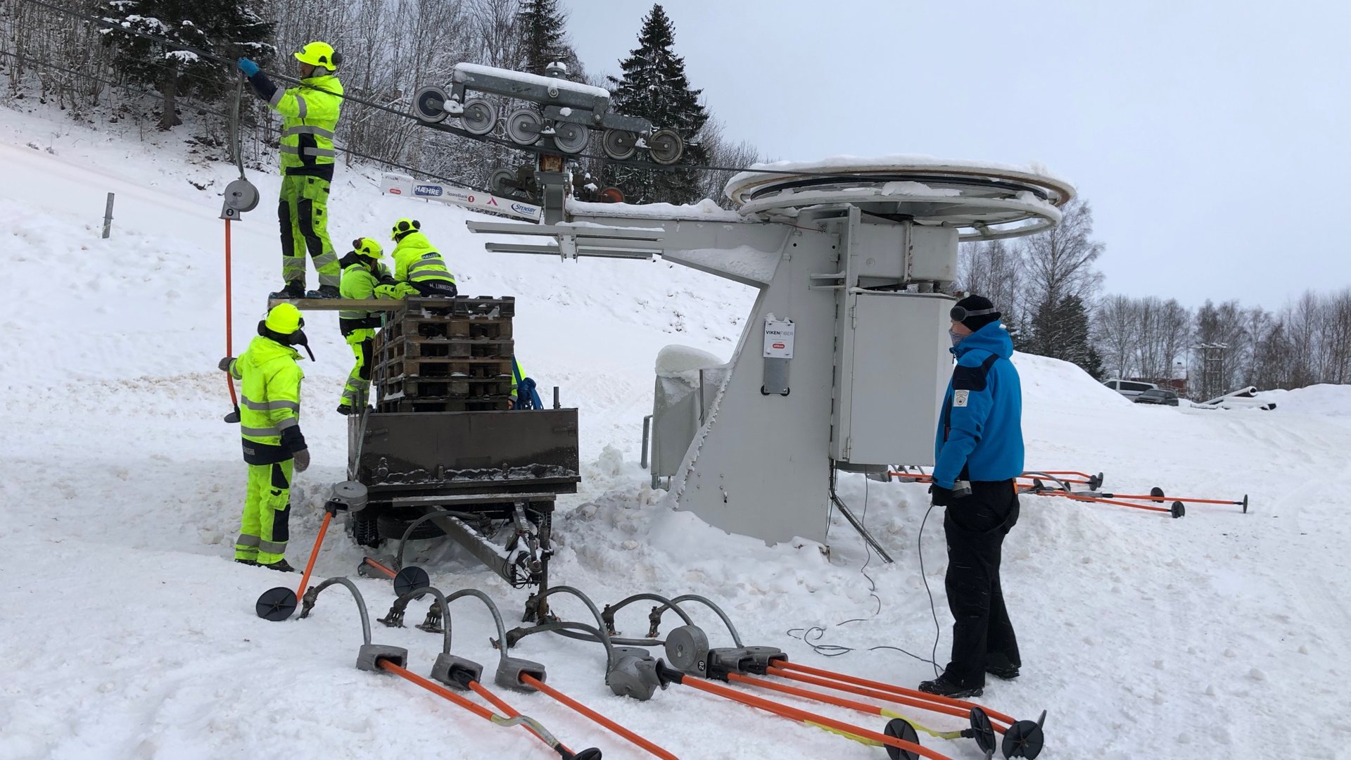 Klart for åpning i Modum skisenter