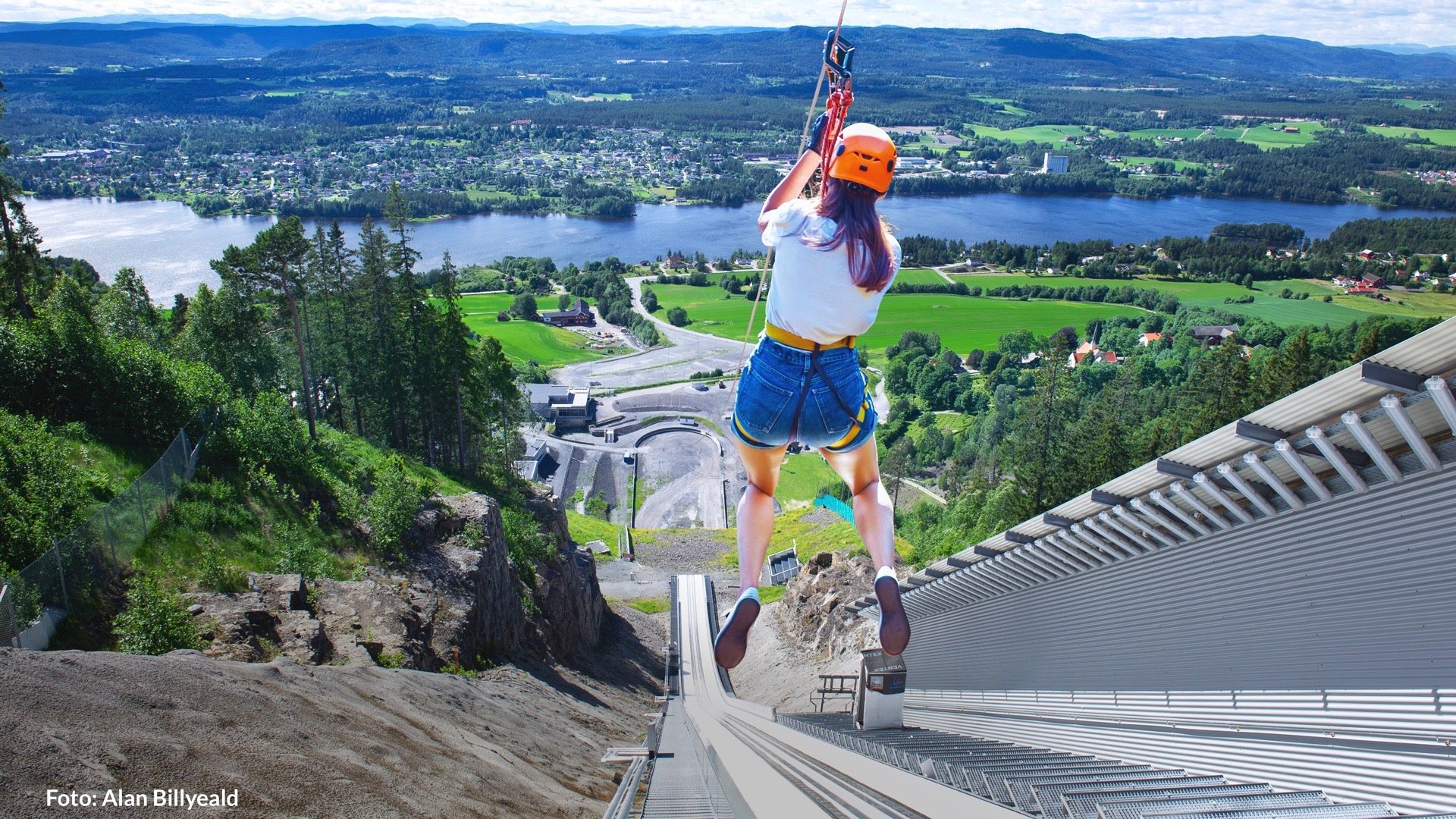 Snart kan du suse ned Vikersundbakken i zipline