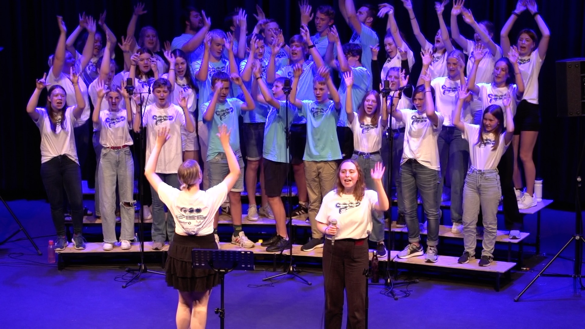 Heggen gospel holdt to konserter før de dro på tur