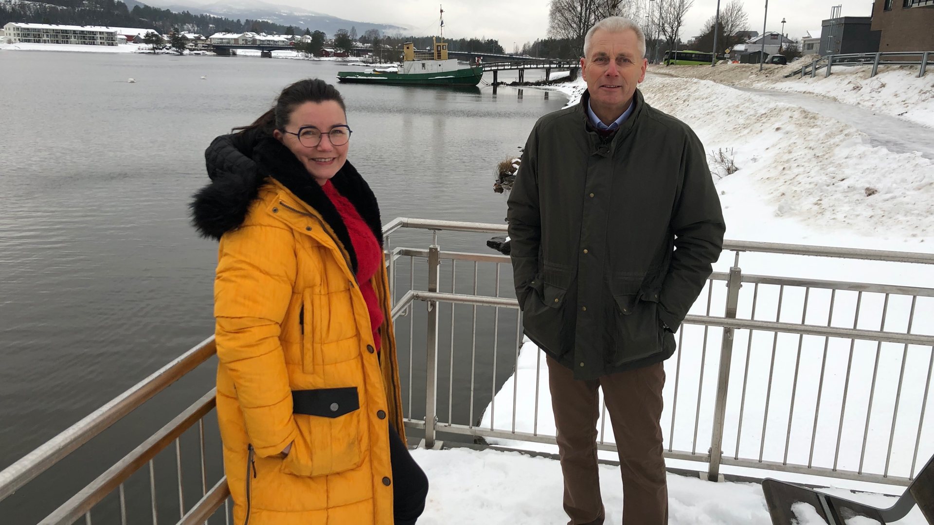 Ålanlegger gjestebrygge i Vikersund