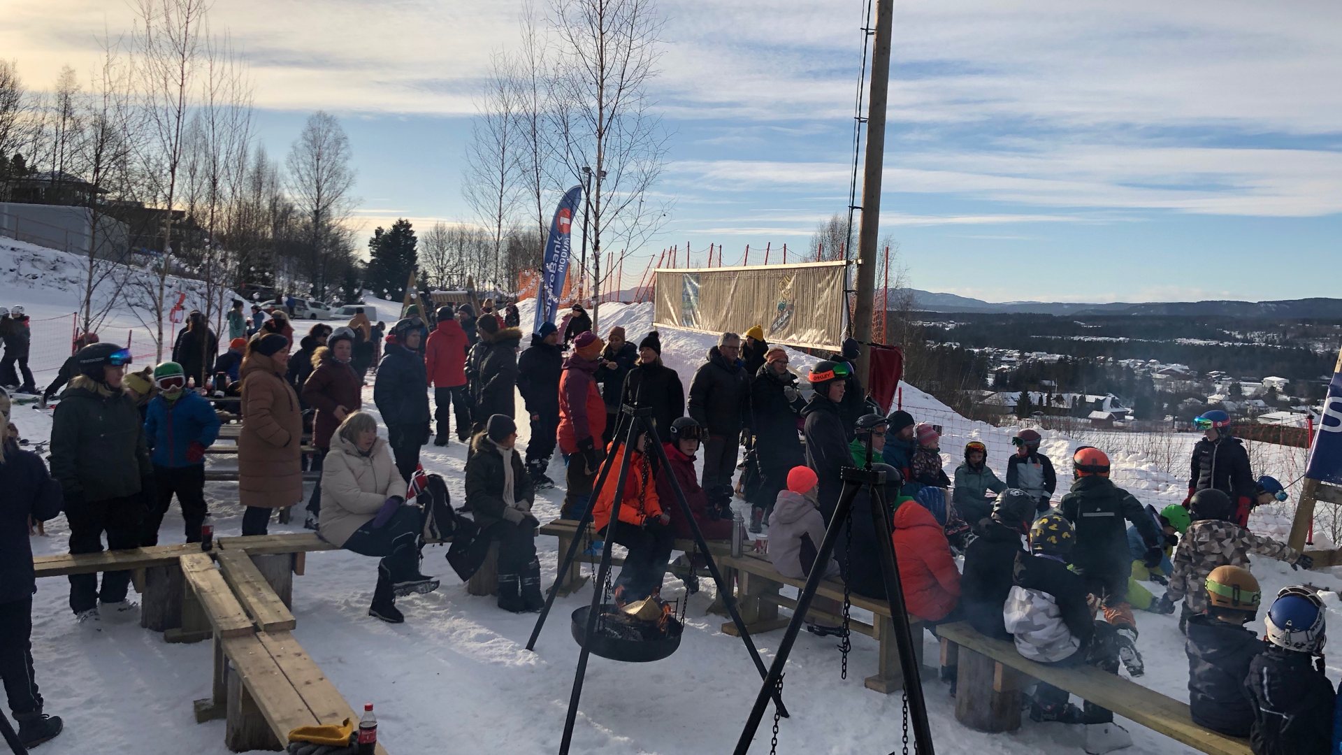 En minneverdig og fin dag i Modum skisenter