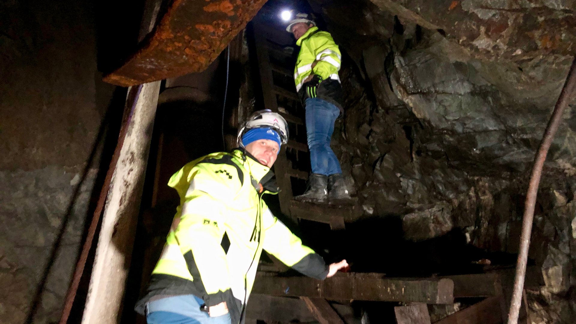 Fant "hemmelig" tunnel i Geithus